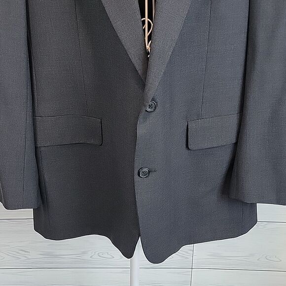 Nordstrom Mens Classic Grey Suit Blazer Size 44R - Picture 3 of 12